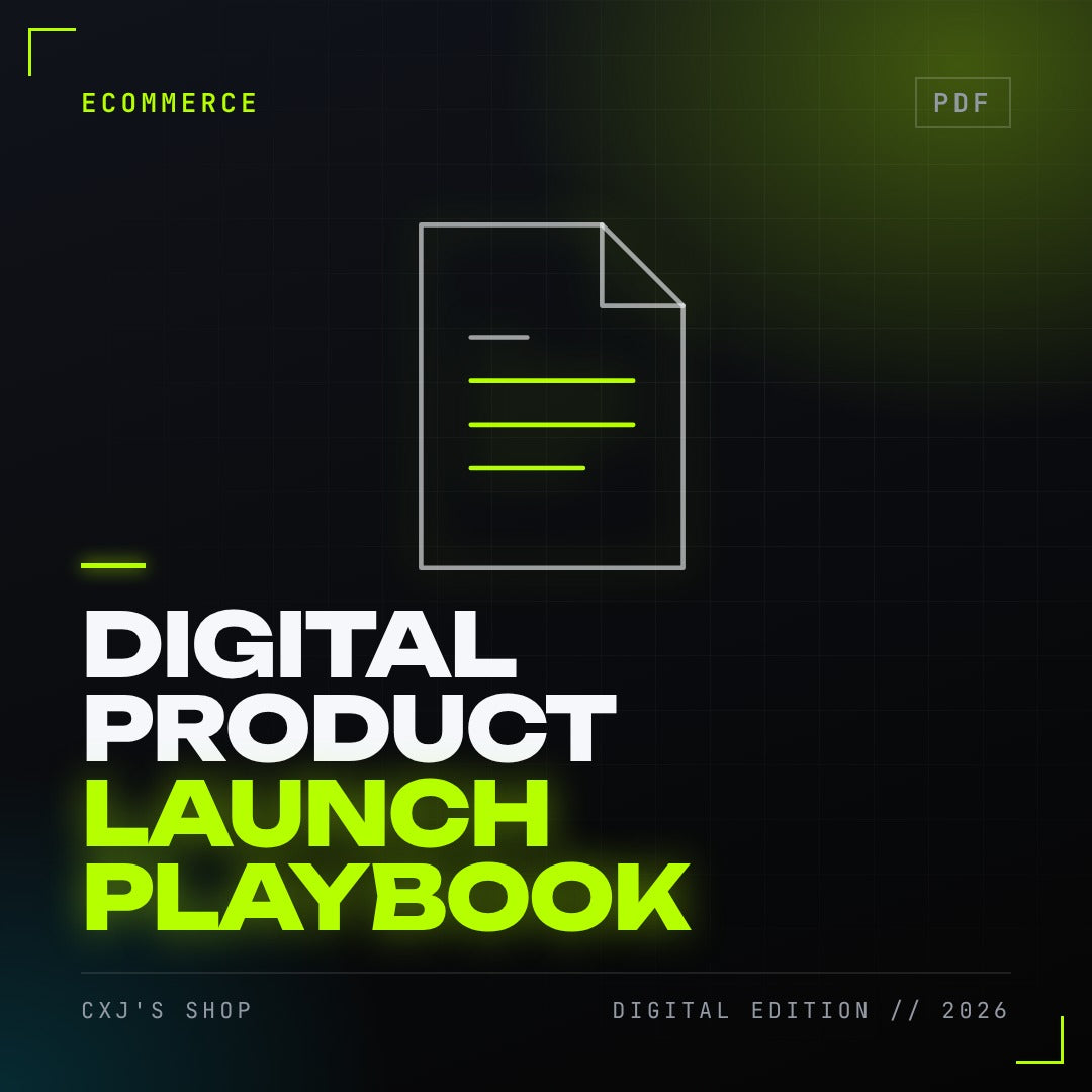 Digital Product Launch Playbook