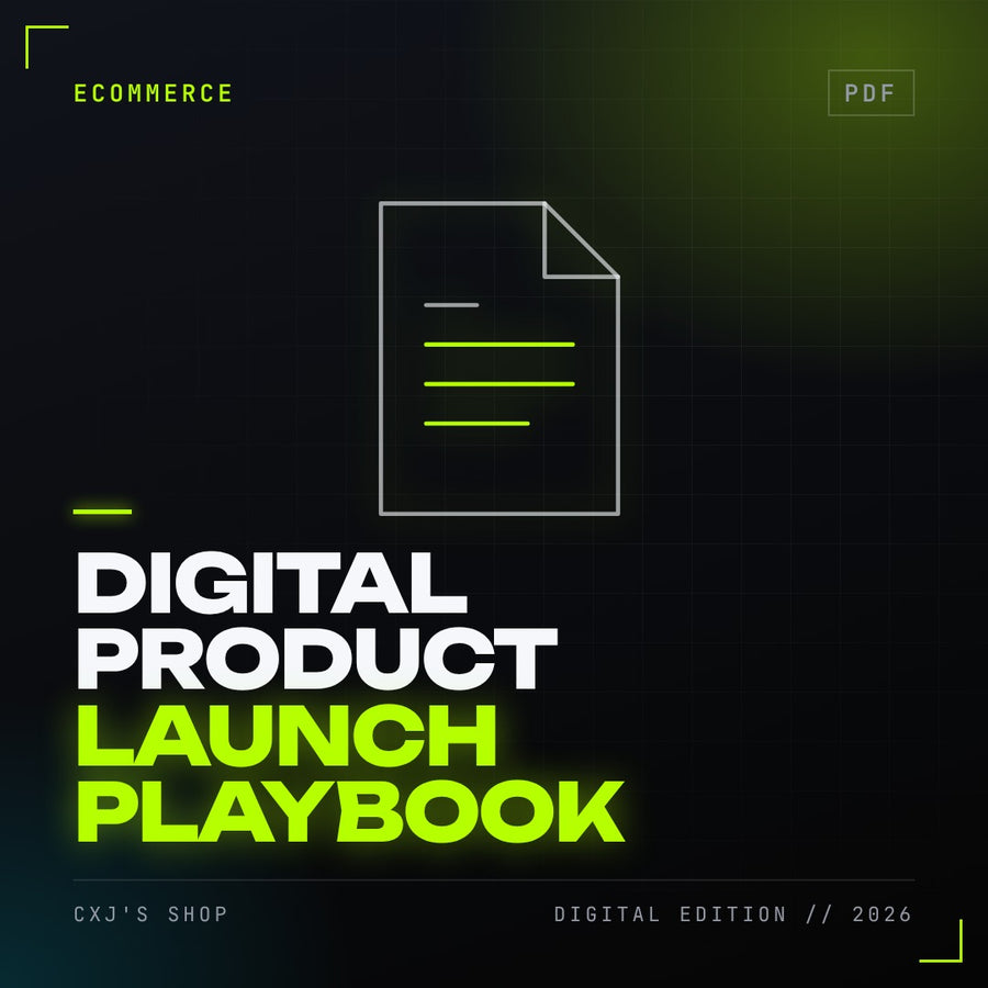 Digital Product Launch Playbook