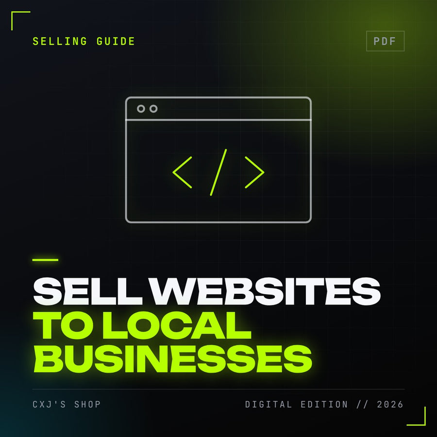 Sell Websites to Local Businesses